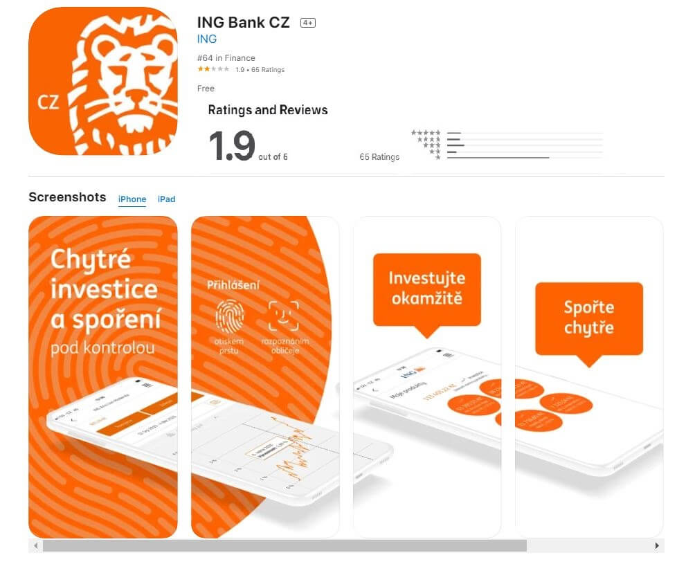 ING Bank App Store recenze