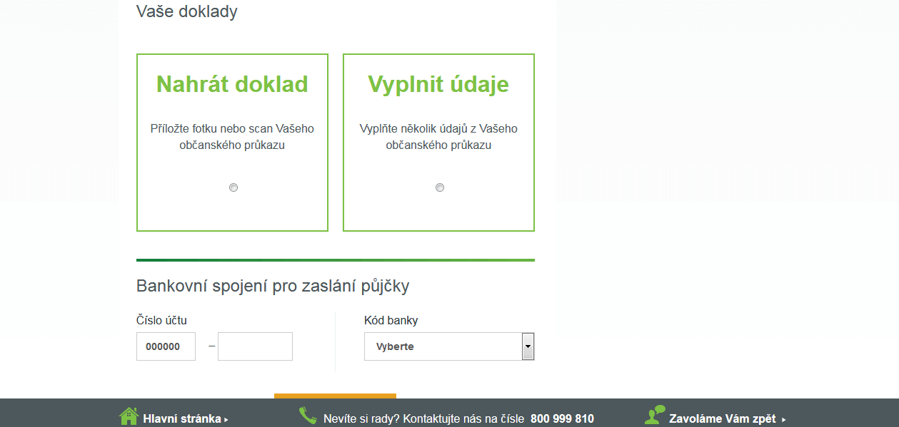 Jak podat žádost o půčjku – doklady