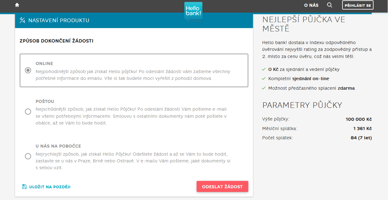 Jak podat žádost o půjčku