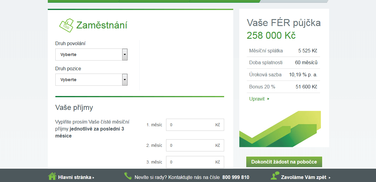 Jak podat žádost – zaměstnání