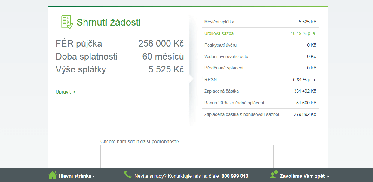 Jak podat žádost – shrnutí žádosti