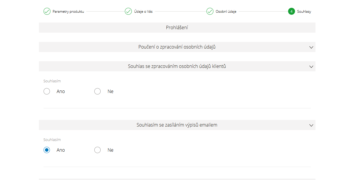 Žádost o půjčku – souhlas se zpracováním údajů