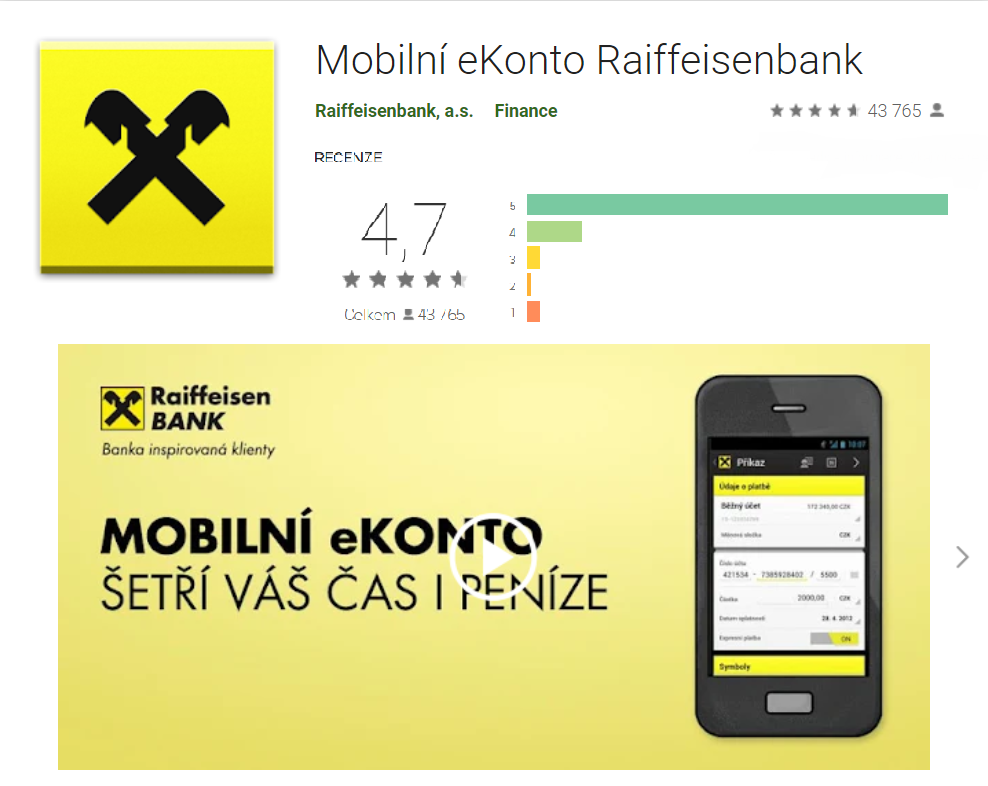 Mobilni eKonto Google Play