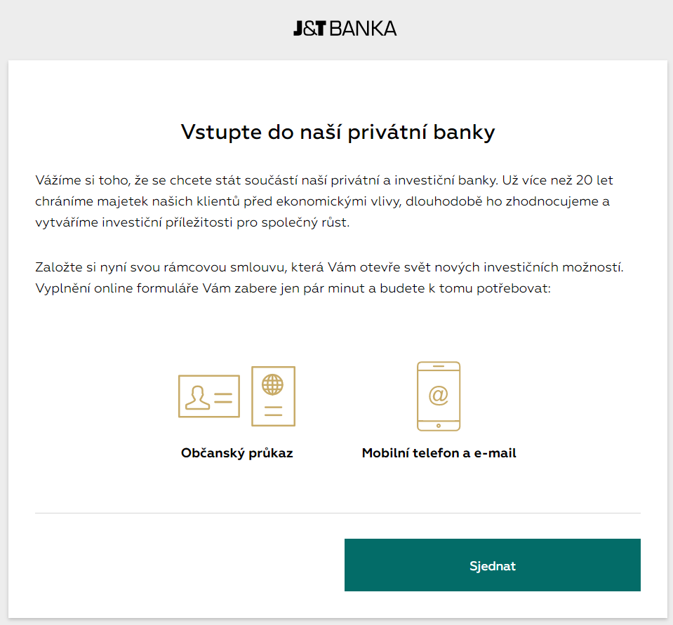 Zalozeni-uctu-jt-banka