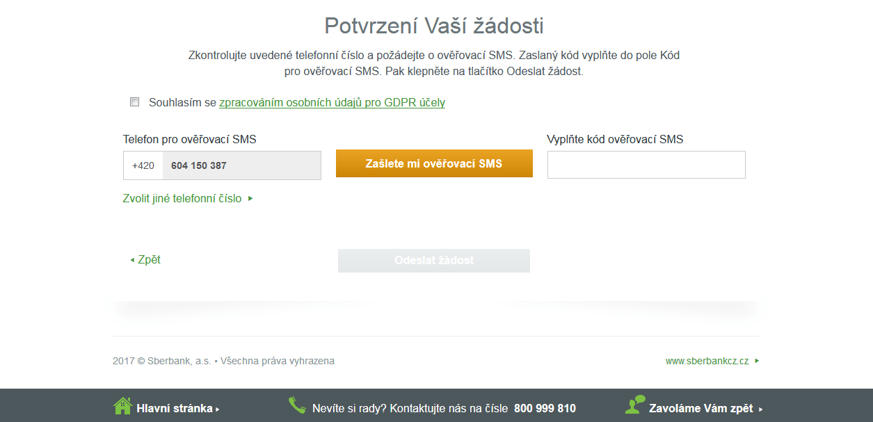 Jak podat žádost o půjčku – potvrzení žádosti