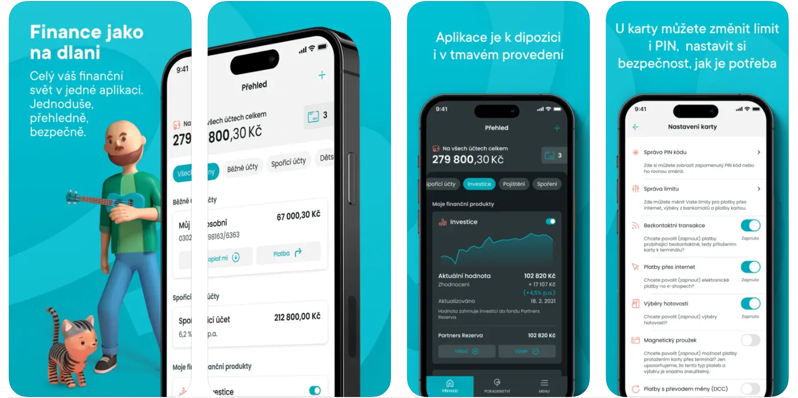 Mobilní aplikace Partners