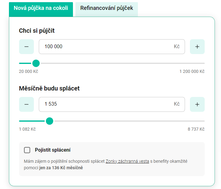 Zonky půjčka kalkulačka